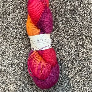 Lorna’s Laces Hand-Dyed Gradient Yarn - Pink, Red & Orange Color Bittersweet